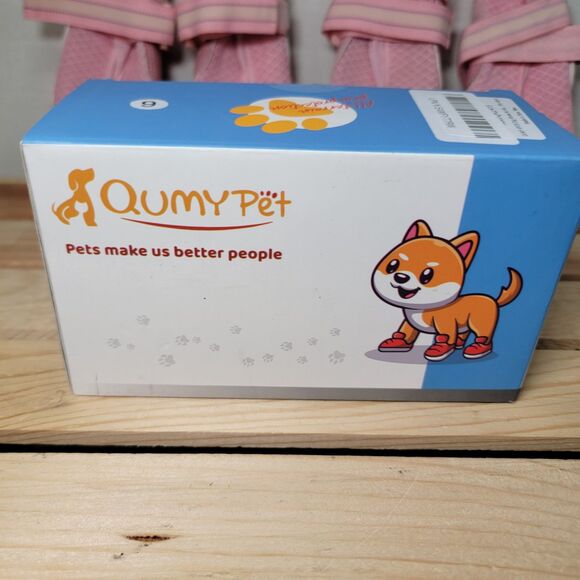 Qumy Pet Pink Performance Dog Shoes - Size 6 - Picture 5 of 5